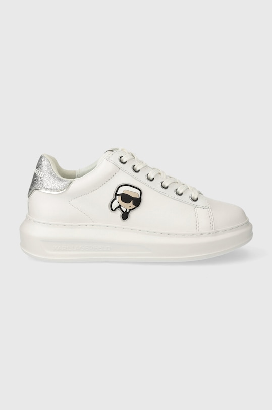Karl Lagerfeld sneakersy skórzane KAPRI Planet friendly biały KL62530N.01S