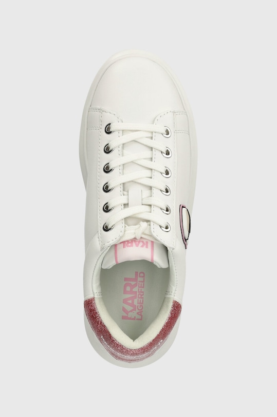 Кожаные кроссовки Karl Lagerfeld KAPRI белый KL62530N.01P