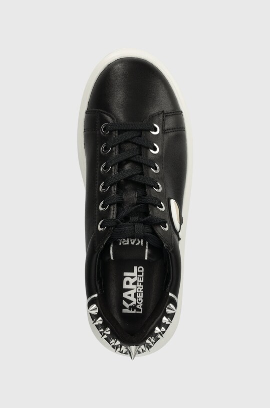 Кожаные кроссовки Karl Lagerfeld KAPRI чёрный KL62529N.000