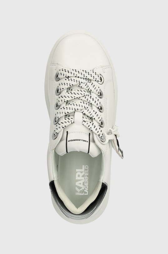 Karl Lagerfeld sneakersy skórzane KAPRI biały KL62576N.011