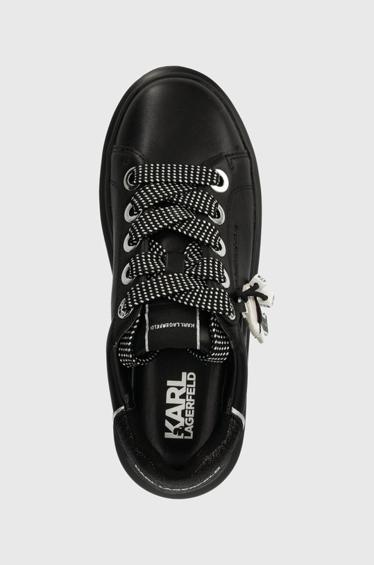 Usnjene superge Karl Lagerfeld KAPRI črna KL62576N.00X