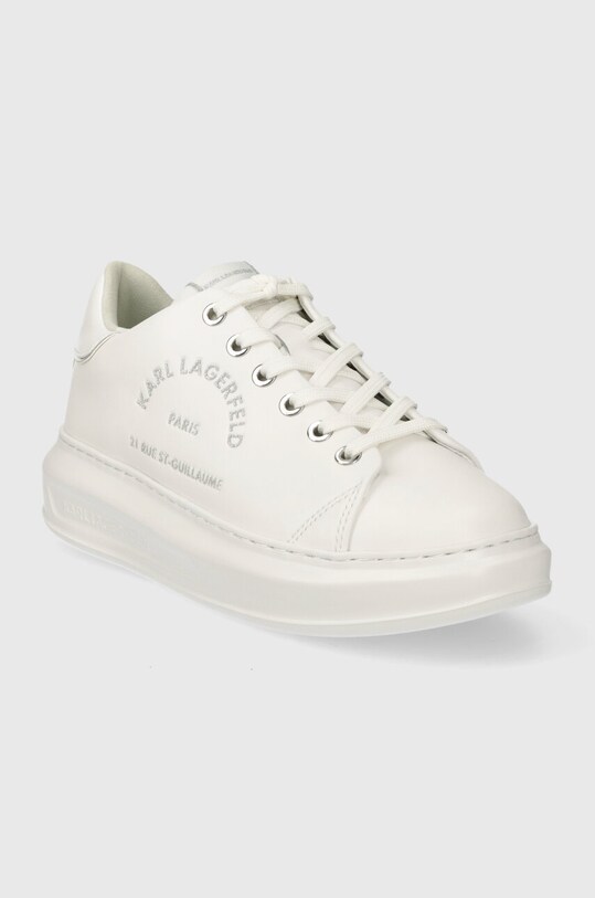 Karl Lagerfeld sneakers din piele KAPRI KL62539F.01S alb SS24