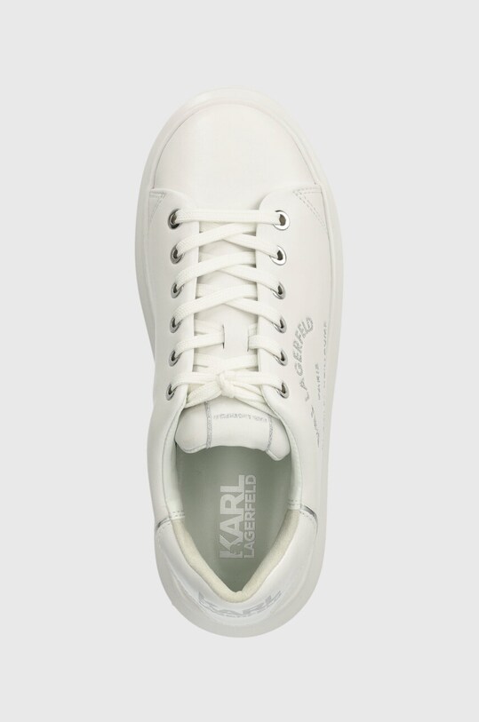 Karl Lagerfeld sneakers din piele KAPRI alb KL62539F.01S