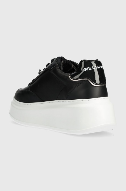 Obuwie Karl Lagerfeld sneakersy skórzane ANAKAPRI KL63519.00S czarny