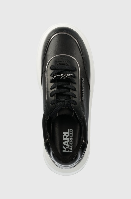 Karl Lagerfeld sneakersy skórzane ANAKAPRI czarny KL63519.00S