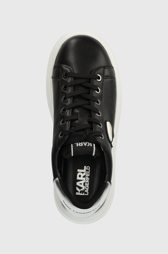 Karl Lagerfeld sneakersy skórzane ANAKAPRI czarny KL63530N.000