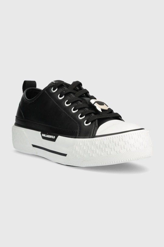Karl Lagerfeld tenisówki skórzane KAMPUS MAX III KL60610.000 czarny SS24