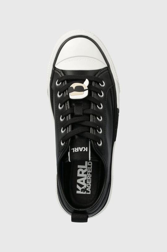Karl Lagerfeld tenisówki skórzane KAMPUS MAX III czarny KL60610.000