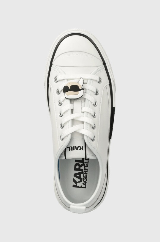 Karl Lagerfeld tenisówki skórzane KAMPUS MAX III biały KL60610.011