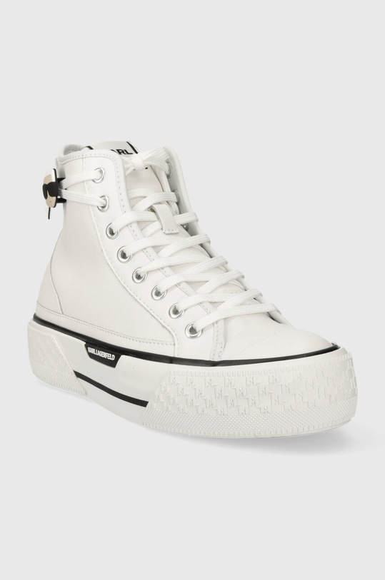 Karl Lagerfeld trampki skórzane KAMPUS MAX III KL60640.011 biały SS24