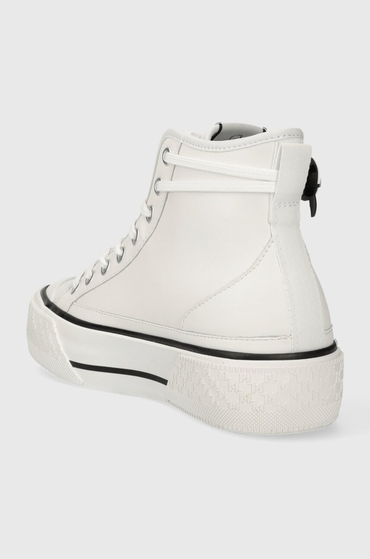 Obuwie Karl Lagerfeld trampki skórzane KAMPUS MAX III KL60640.011 biały