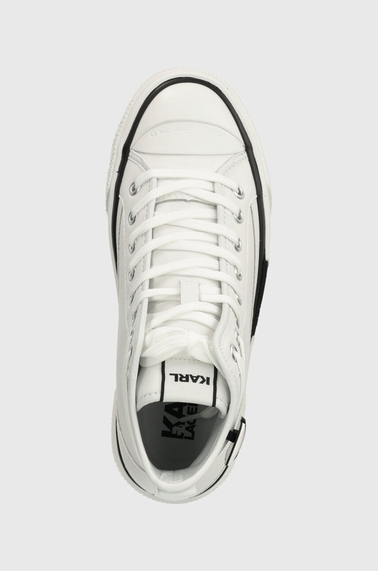 Karl Lagerfeld trampki skórzane KAMPUS MAX III biały KL60640.011