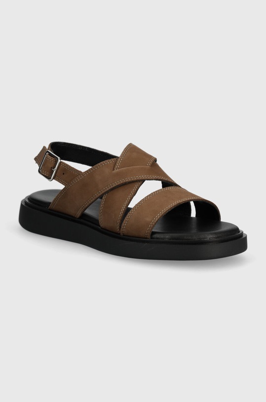 Vagabond Shoemakers sandale din nubuc CONNIE fără toc maro 5757.450.19