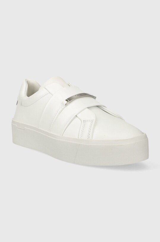 Кросівки Calvin Klein FLATFORM CUPSOLE SLIP ON W/HW HW0HW01862 білий SS24