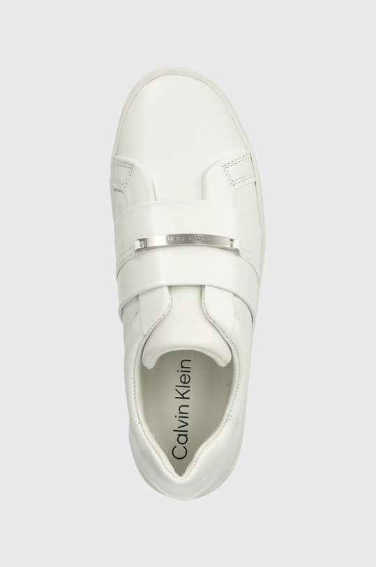 Tenisky Calvin Klein FLATFORM CUPSOLE SLIP ON W/HW bílá HW0HW01862