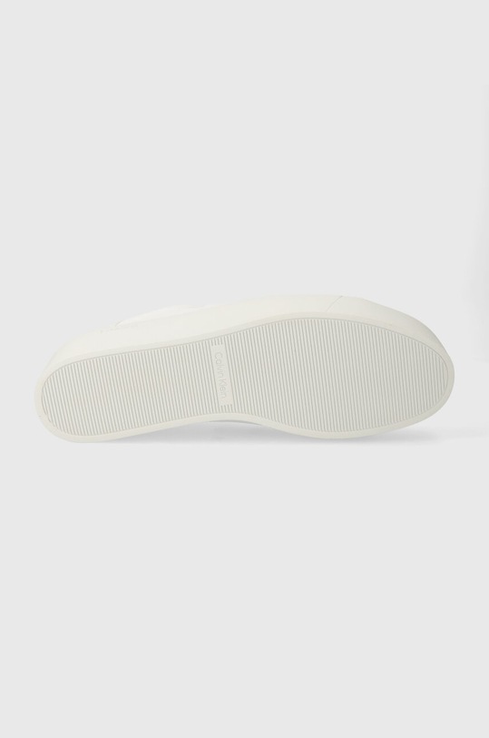 Tenisky Calvin Klein FLATFORM CUPSOLE SLIP ON W/HW HW0HW01862 bílá