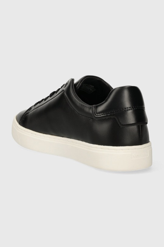Obuwie Calvin Klein sneakersy skórzane CLEAN CUPSOLE LACE UP HW0HW01863 czarny