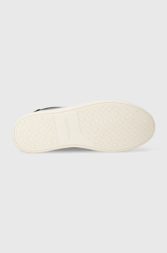 Calvin Klein sneakersy skórzane CLEAN CUPSOLE LACE UP HW0HW01863 czarny