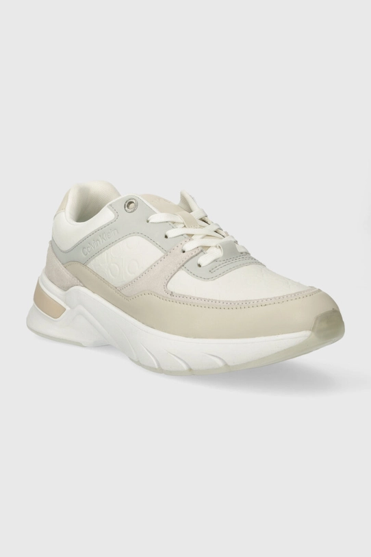 Calvin Klein sneakersy ELEVATED RUNNER - MONO MIX HW0HW01869 beżowy SS24