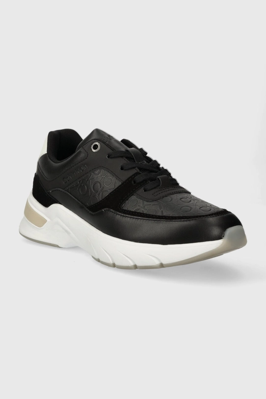 Calvin Klein sneakersy ELEVATED RUNNER - MONO MIX HW0HW01869 czarny SS24