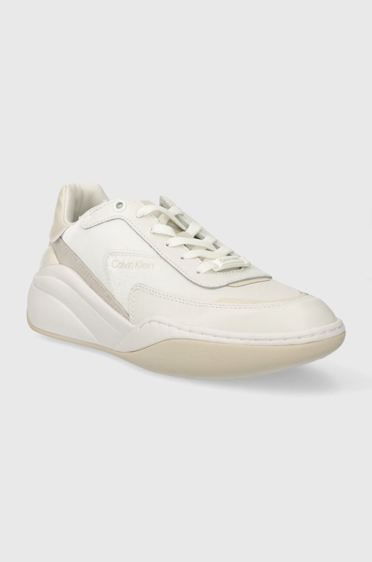 Кроссовки Calvin Klein CLOUD WEDGE LACE UP-PEARLIZED HW0HW02040 белый SS24