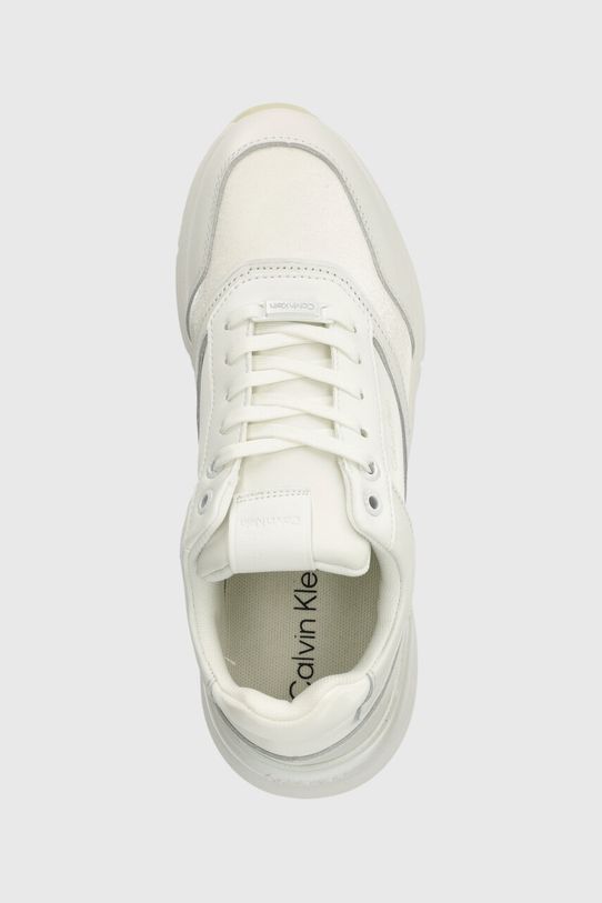 Calvin Klein sneakers FLEXI RUNNER - PEARLIZED bianco HW0HW02041