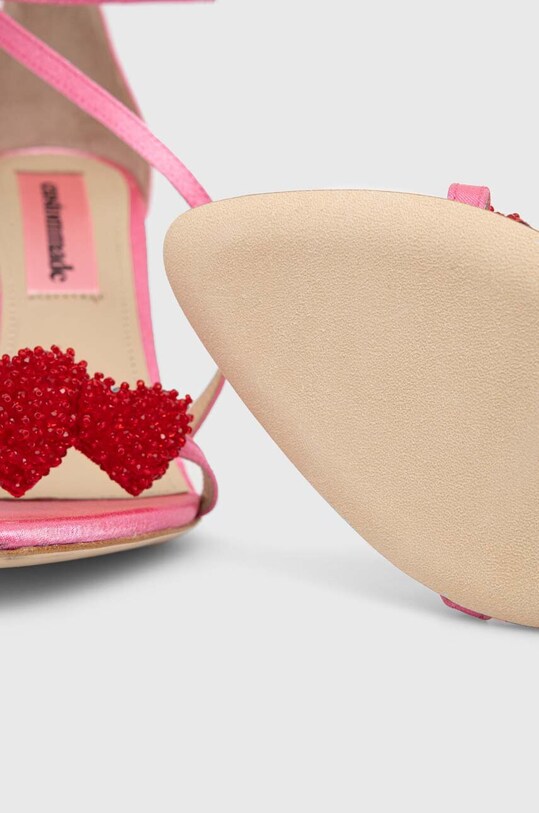 Σανδάλια Custommade Amy Satin Heart 000401098.236 ροζ