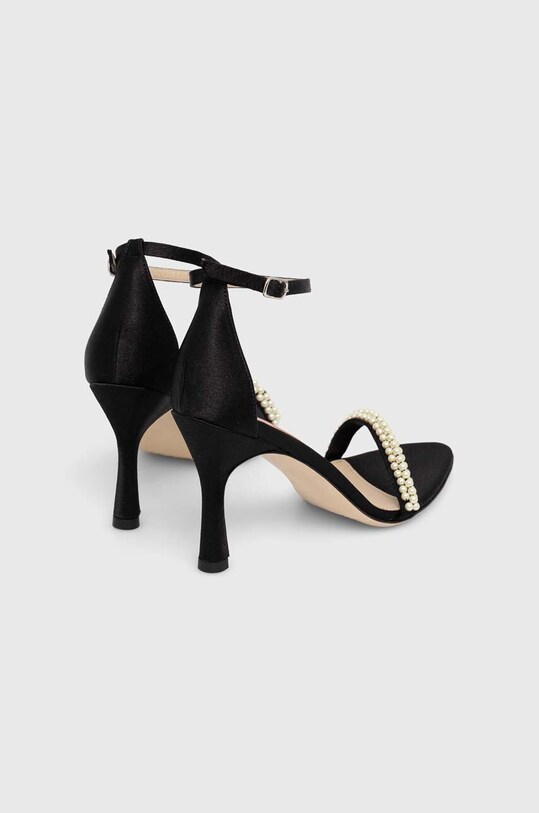 Παπούτσια Πέδιλα Custommade Alma Satin Pearl 000402095.993 μαύρο