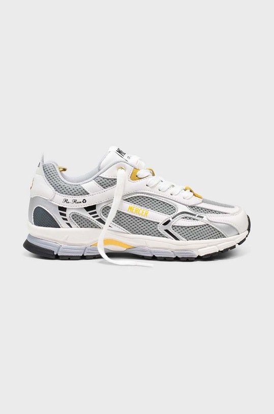 The Mercer Brand sneakersy The Re-Run GRS Recycled leather tekstylny szary ME221009.161