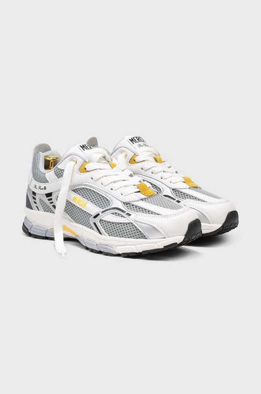 The Mercer Brand sneakersy The Re-Run GRS Recycled leather ME221009.161 szary SS24