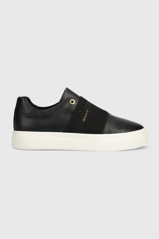 Gant sneakersy skórzane Avona tekstylny czarny 28531450.G00