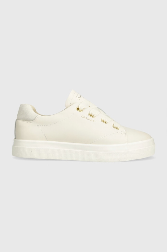 Δερμάτινα αθλητικά παπούτσια Gant Avona φλατ μπεζ 28531569.G125