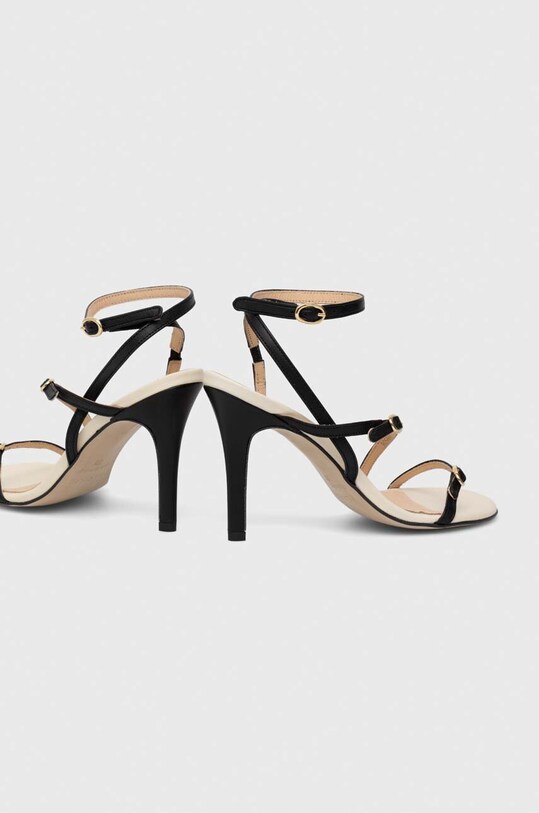 Încălțăminte Alohas sandale de piele Alyssa S100207.01 negru