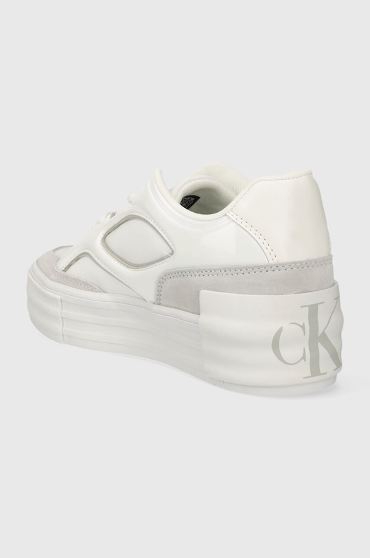 Cipők Calvin Klein Jeans sportcipő BOLD VULC FLATF LACE MIX MG LUM YW0YW01295 fehér