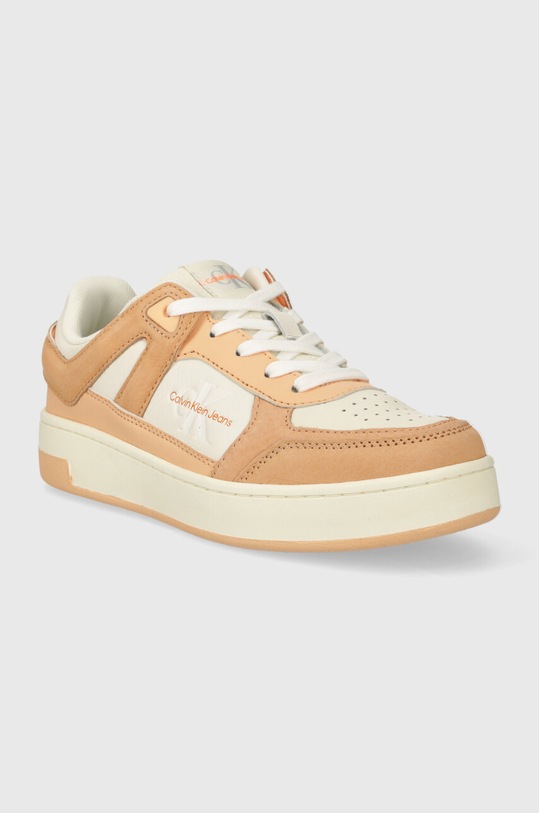 Calvin Klein Jeans sneakersy BASKET CUPSOLE LOW MIX ML FAD YW0YW01301 pomarańczowy SS24
