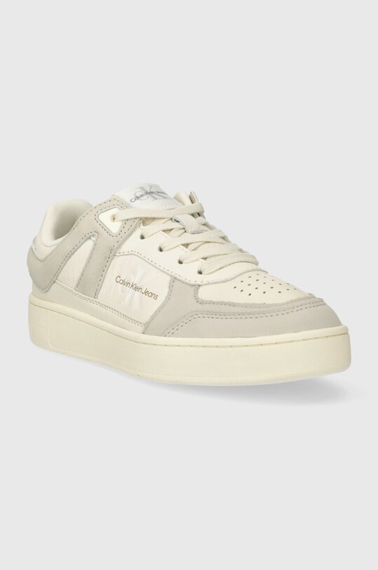 Tenisky Calvin Klein Jeans BASKET CUPSOLE LOW MIX ML FAD YW0YW01301 sivá SS24