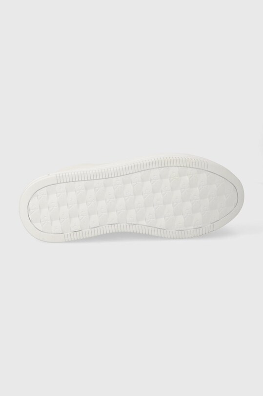 Шкіряні кросівки Calvin Klein Jeans BOLD FLATF LOW LACEUP LTH IN LUM YW0YW01309 білий