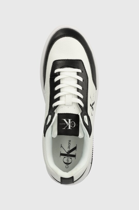 Tenisky Calvin Klein Jeans BOLD FLATF LOW LACE MIX ML FAD čierna YW0YW01316