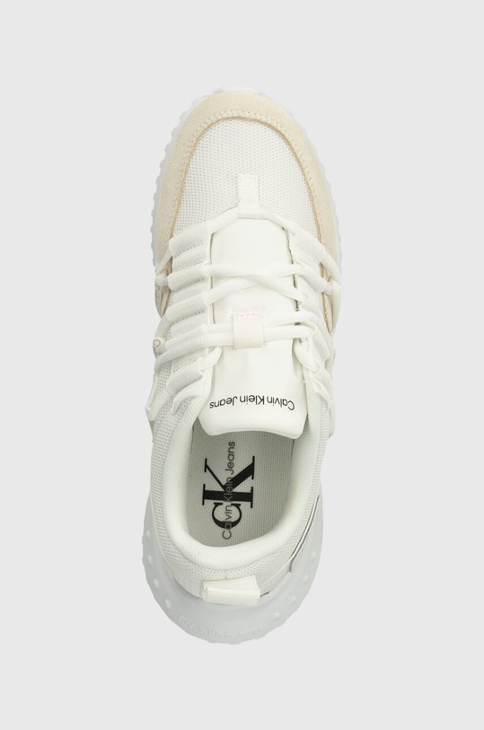 Кросівки Calvin Klein Jeans EVA RUNNER LOW LACE MIX ML FAD білий YW0YW01319