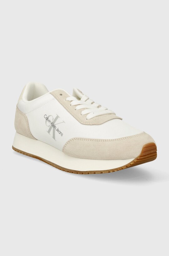 Calvin Klein Jeans sneakers RETRO RUNNER LOW LACE NY ML YW0YW01326 bej AW24