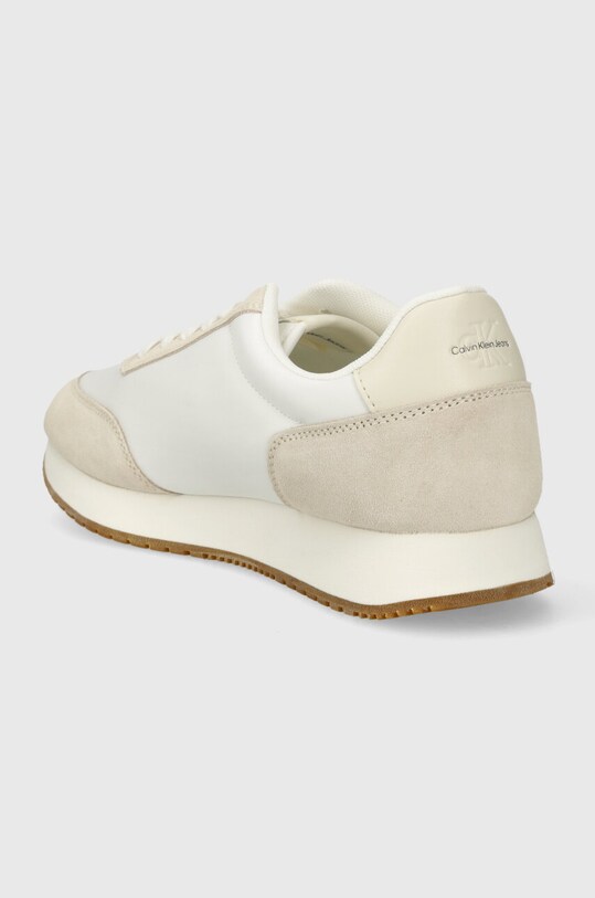 Obuwie Calvin Klein Jeans sneakersy RETRO RUNNER LOW LACE NY ML YW0YW01326 beżowy