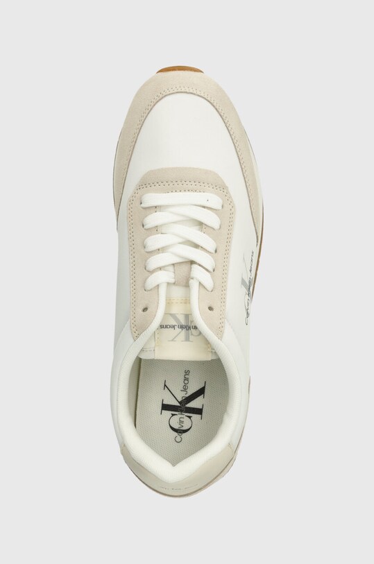 Calvin Klein Jeans sneakersy RETRO RUNNER LOW LACE NY ML beżowy YW0YW01326