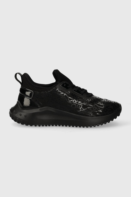 Calvin Klein Jeans sneakersy EVA RUN SLIPON LACE LUM AOP WN ultralekkie czarny YW0YW01441