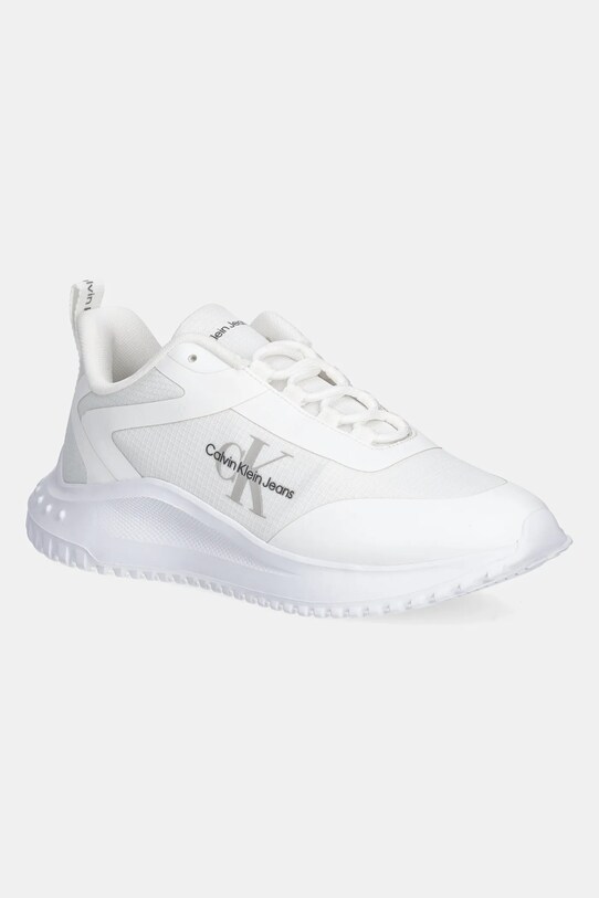 Кроссовки Calvin Klein Jeans EVA RUNNER LOW LACE MIX ML WN сверх-лёгкие белый YW0YW01442