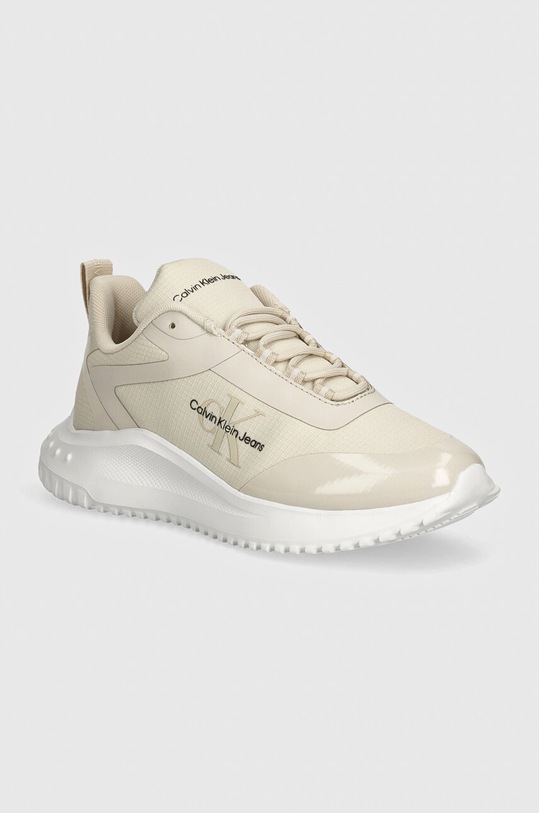 Calvin Klein Jeans sportcipő EVA RUNNER LOW LACE MIX ML WN ultra light bézs YW0YW01442