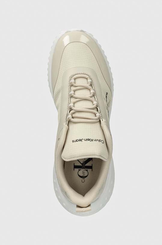 Calvin Klein Jeans sportcipő EVA RUNNER LOW LACE MIX ML WN bézs YW0YW01442