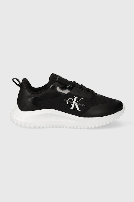 Calvin Klein Jeans sneakersy EVA RUNNER LOW LACE MIX ML WN ultralekkie czarny YW0YW01442