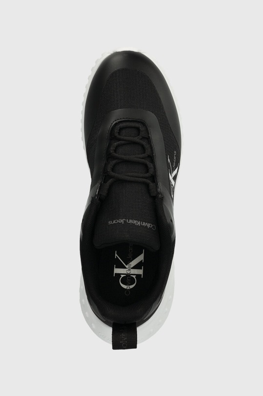 Calvin Klein Jeans sneakersy EVA RUNNER LOW LACE MIX ML WN czarny YW0YW01442