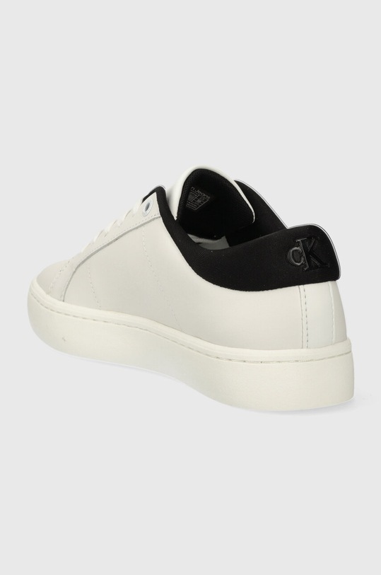Obuwie Calvin Klein Jeans sneakersy skórzane CLASSIC CUPSOLE LOWLACEUP LTH WN YW0YW01444 biały