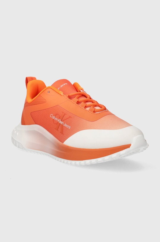 Calvin Klein Jeans sneakers EVA RUNNER LOW LACE MIX SAT WN YW0YW01456 portocaliu SS24